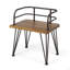 Chaise en bois industriel et métal Zion (ensemble de 2)
