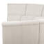 Canapé modulaire rembourré ivoire 8 pièces Ivory