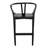 Bernice 37" Tall Teak Counter Stool, Antique Black