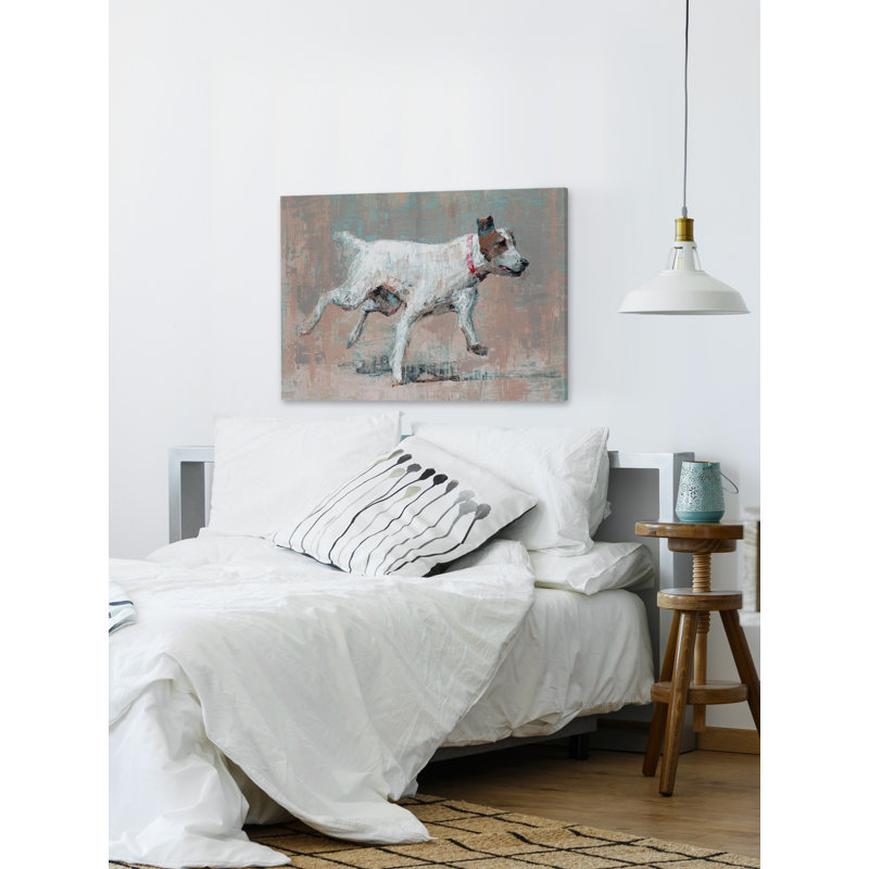 Hyperactive Doggy 1 Piece Wrapped Canvas Painting, 25 cm H x 38 cm W x 3.81cm D
