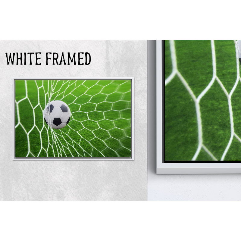 Football, art mural en verre: toile imprimée pour homme, décor de soccer, 1P, H : 63,1 x L : 102,4 pouces