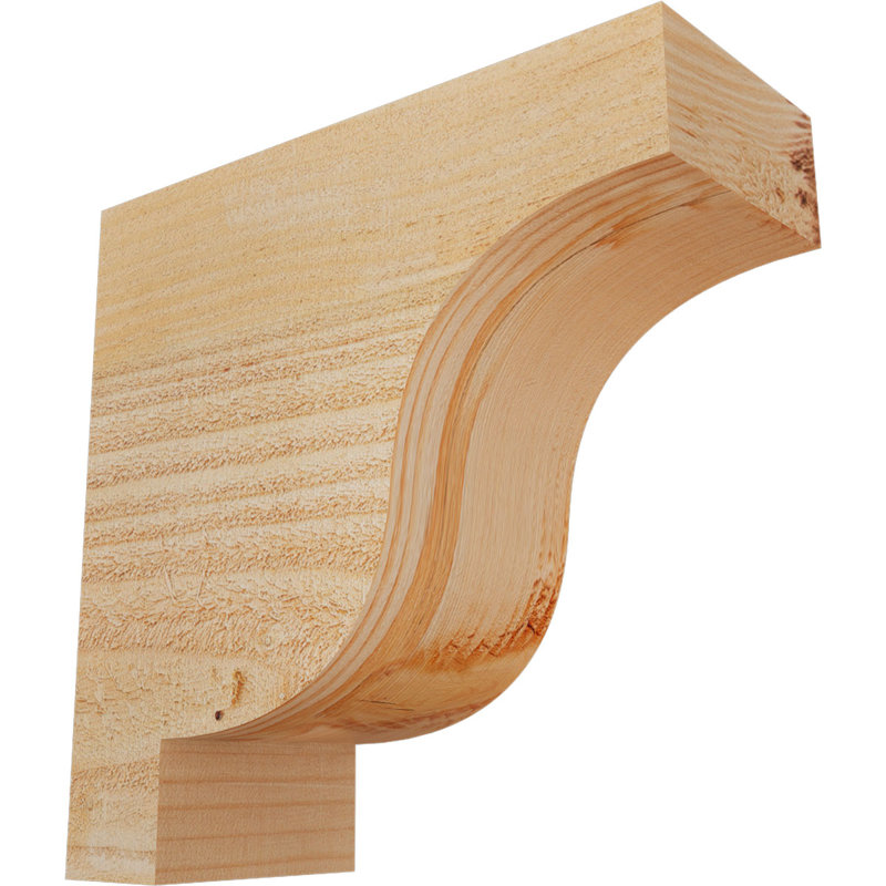 Newport Corbel, H 10 po x l 4 po x P 10 po, Sapin de Douglas, Sciage brut