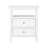 Weston White 2 Drawer Nightstand-1452432985