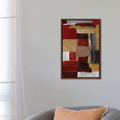 Red And Gold Light II by Lanie Loreth - Painting on Canvas