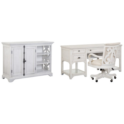 Desk With Chair And Printer Stand