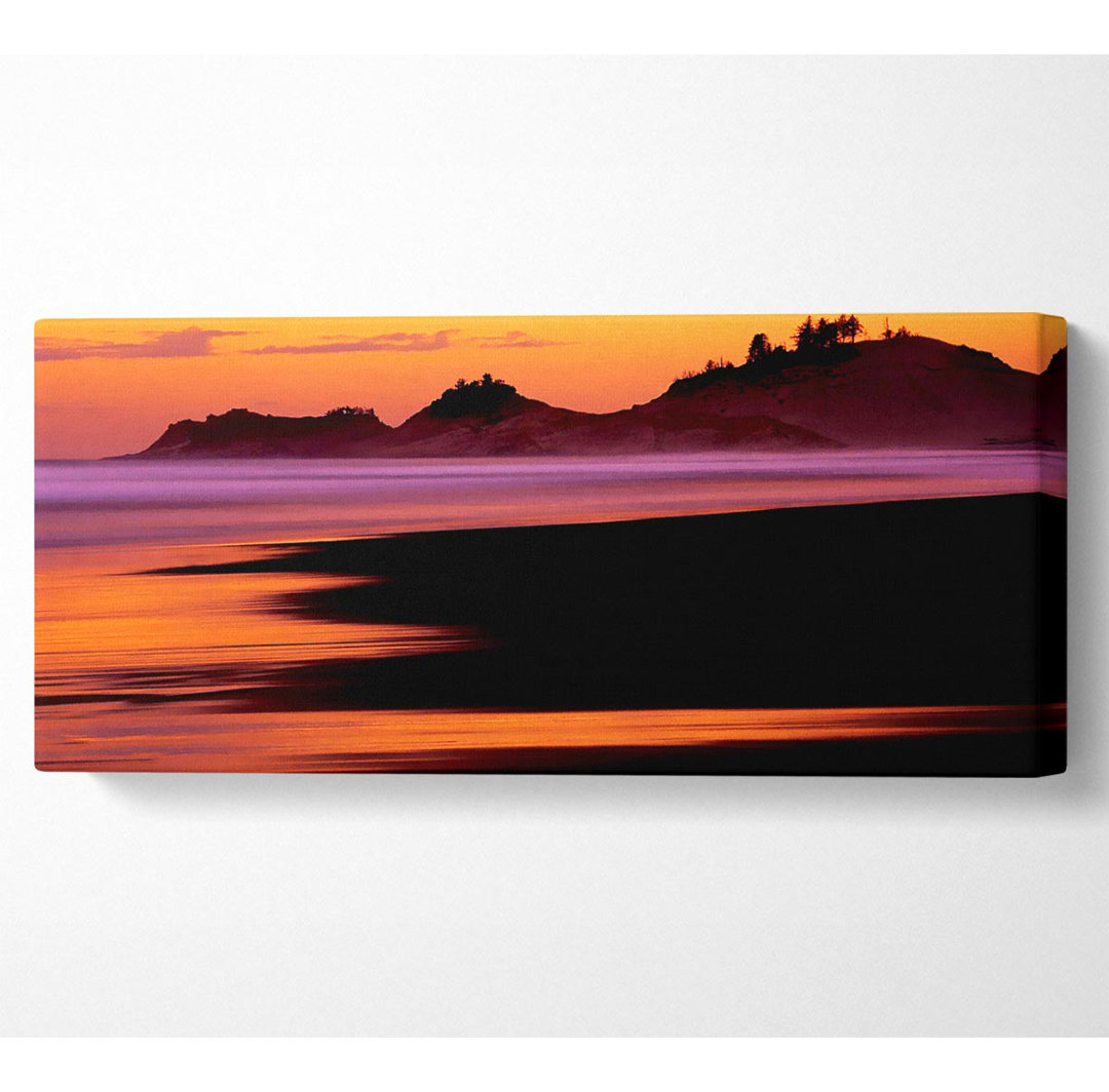 Pfirsich Delight Panoramaleinwand