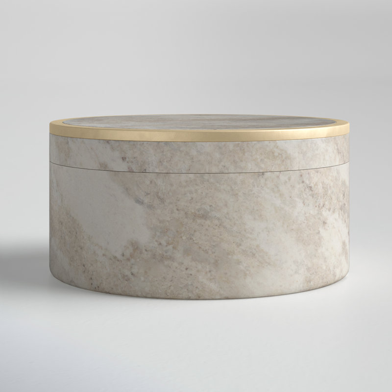 Stoneware Jar, 2" H x 4" W x 4" D