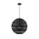 1-Light Black Pendant Lighting with Matte Black Shade