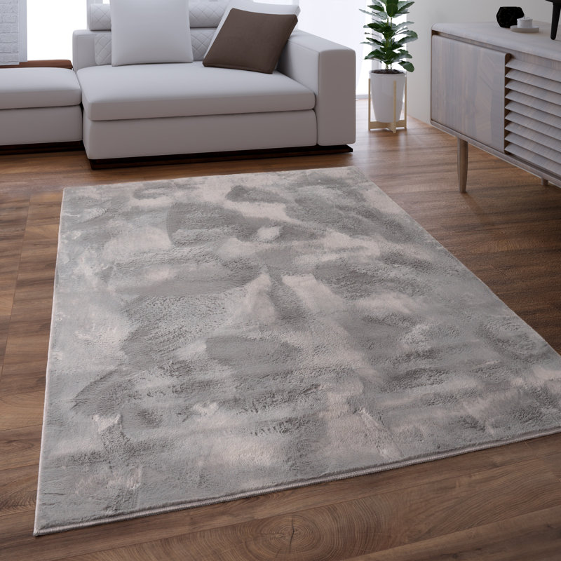 Anansa Solid Colour Shag Area Rug, Rectangle 160cm x 230cm