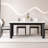 Elegant Ash Wood Dining Table Set