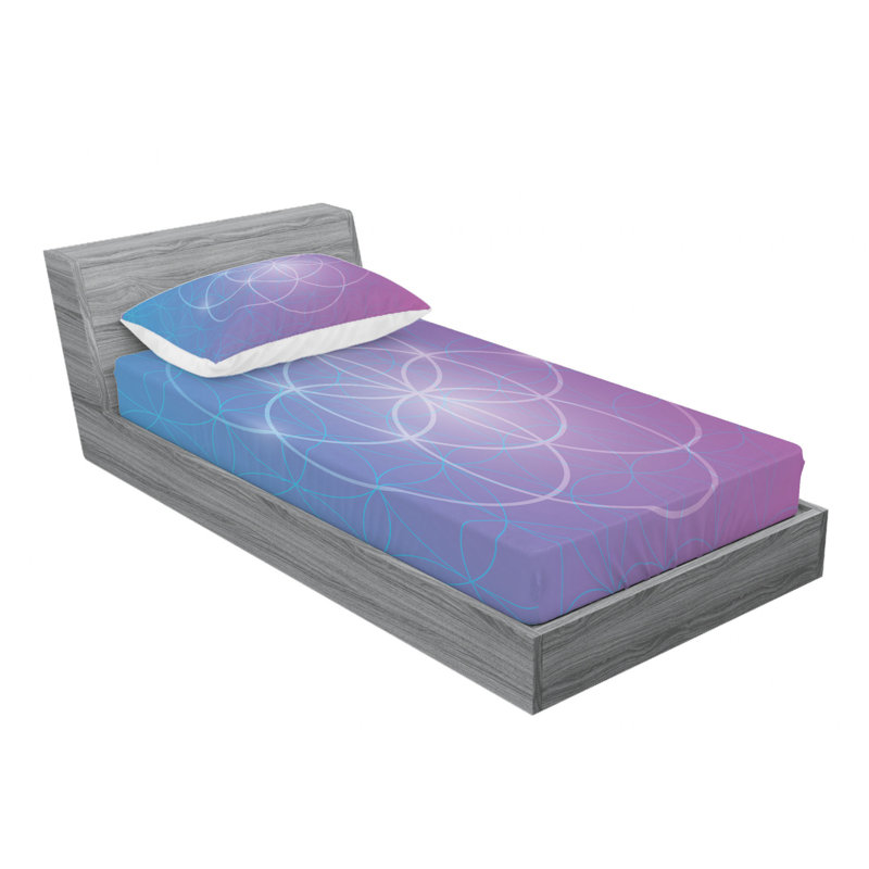 Microfiber Sheet Set, Twin Sheet Set with Fitted Sheet