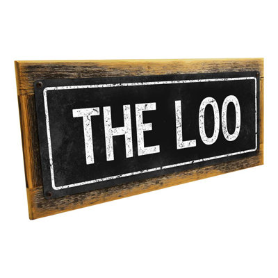 Framed The Loo Sign