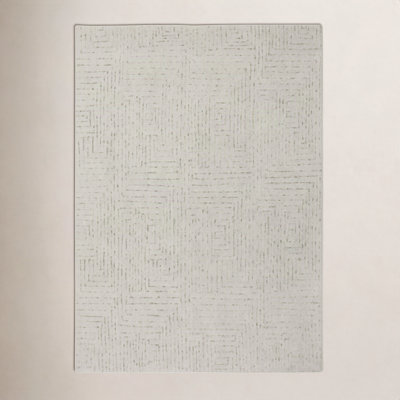Kalise Hand-Tufted Geometric Wool Rug