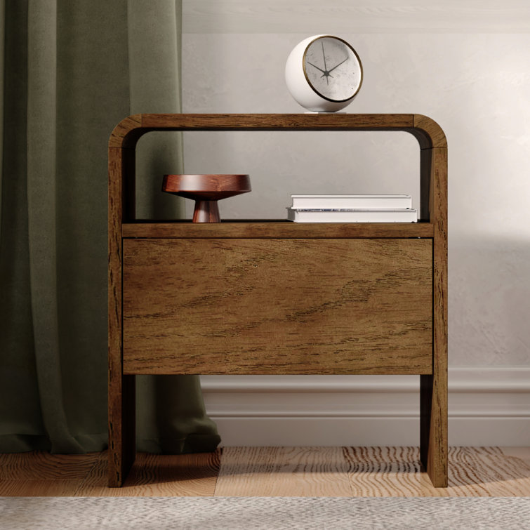 Pebble Nightstand Walnut