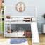 Lit simple superposé en bois avec glissade-136338238