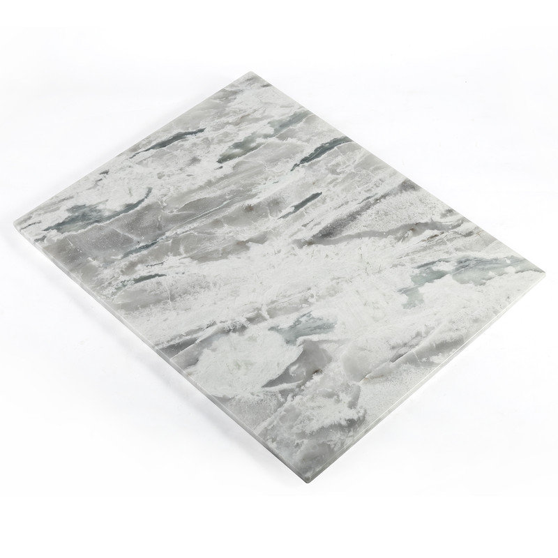 Planche à découper 20 po x 16 po en granit naturel, Gris rhinocéros