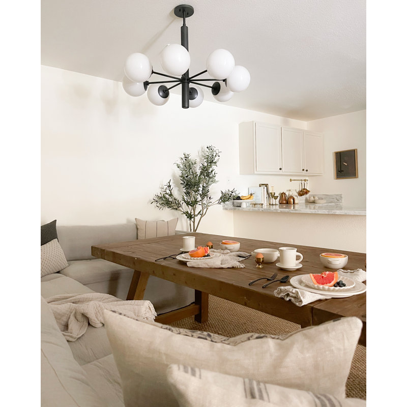 Stella 36" 8-Light Chandelier, Old Bronze