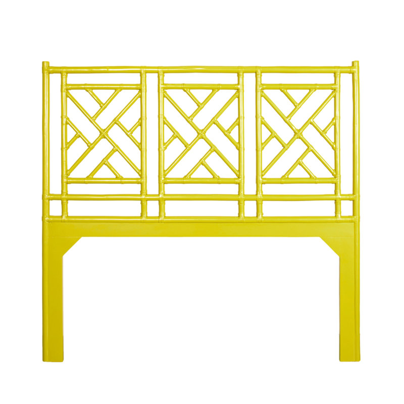 Chippendale Headboard, Queen, Sunflower Yellow