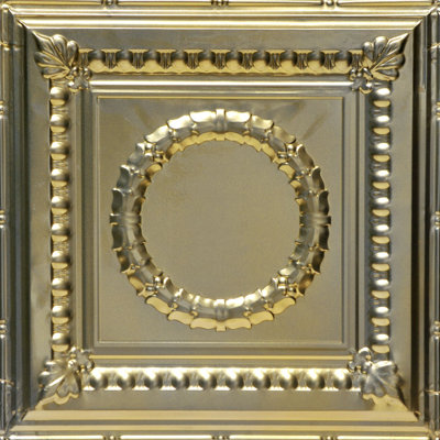 Carreau de plafond en fer-blanc clouté 2 pi x 2 pi Victory