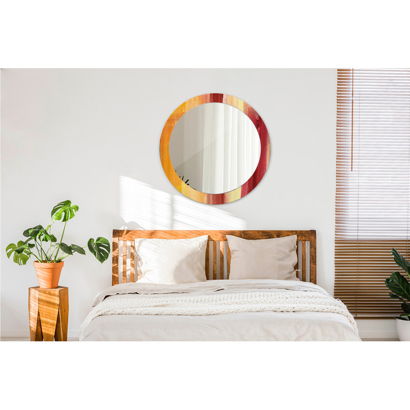 Huldar Glass Flat Wall Mirror