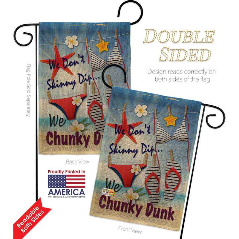 Double Sided 18.5'' H x 13'' W Polyester Flag Set