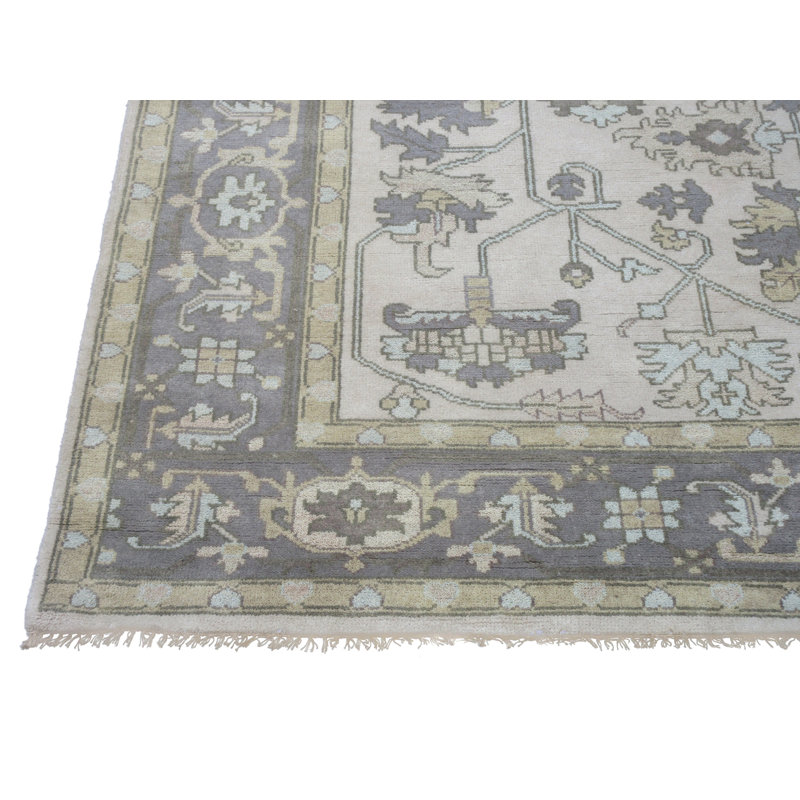 Tapis ivoire 9 x 12 Oushak Heriz
