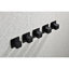 Valve anticorrosion - 3/4" en métal coulé, poignée réglable en laiton, noir mat, 8,9 cm x 5,6 cm, 825 g, étanche à la douche, large