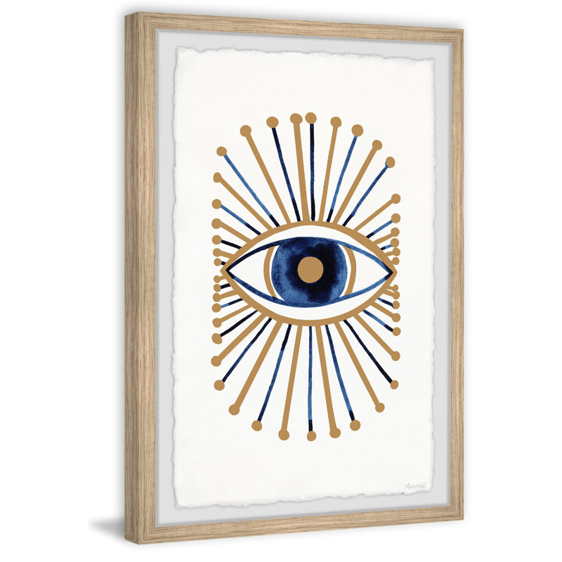 «Your Eyes Speak», reproduction encadrée, H 24 po x l 16 po x P 1,5 po