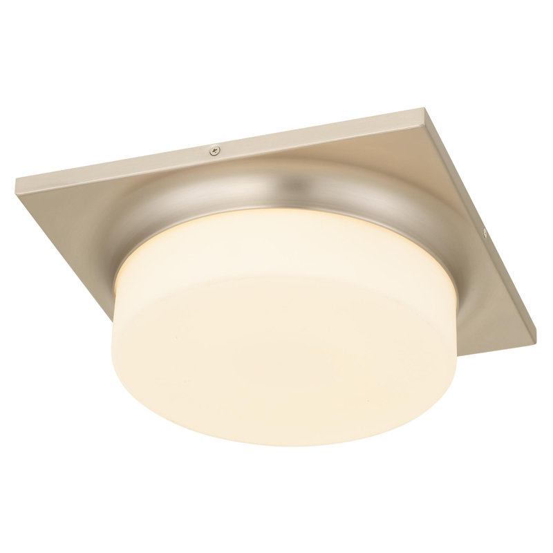 13-in LED Flush Mount, Brushed Nickel