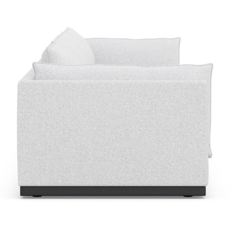 Camden Sofa, White Polyester