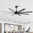 Ilette 65/72/84-inch 8- Blade DC Motor Windmill No Lights Ceiling Fan with Remote Control-413739858-459525200