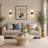 1- Light Dimmable 16.1'' H Armed Wall Sconce-697350794