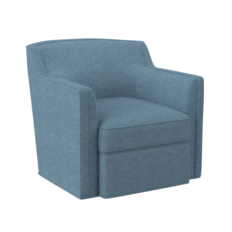Camber Swivel Armchair, Edworth Ocean Viscose