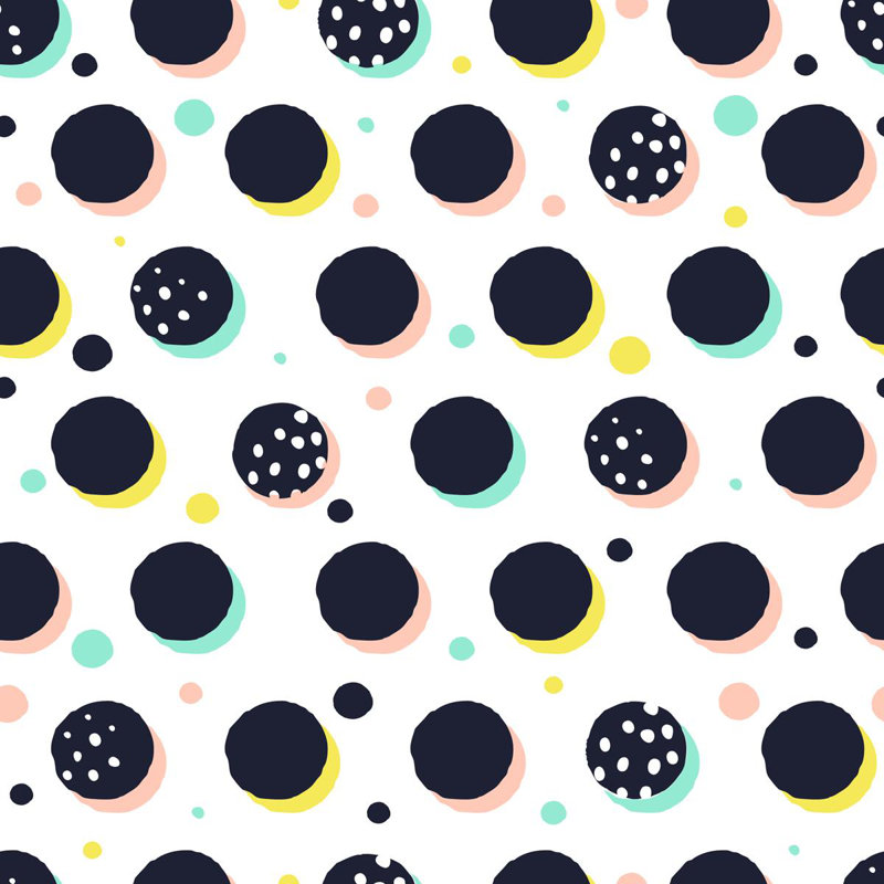 Rouleau de papier peint auto-adhésif L 8,5 pi x l 24 po Colorful Bubbles