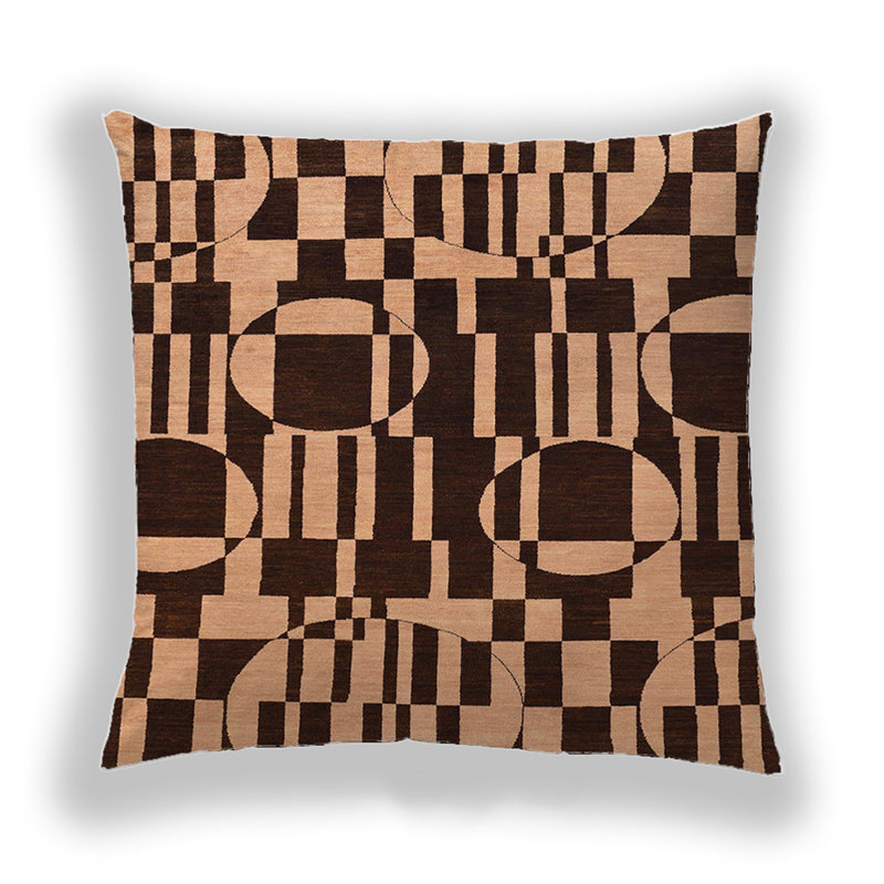 Coussin Abstract 143, Microsuède