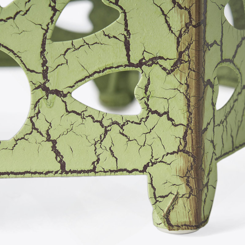 Table d'appoint d'extérieur Eliana, 2 pièces, Vert