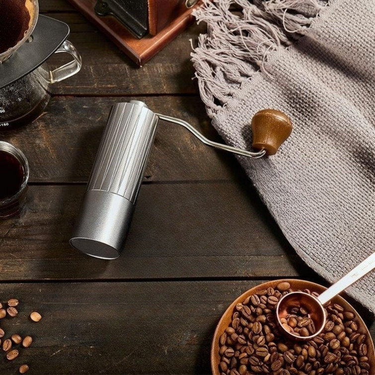 SC0GO Glass Manual Burr Coffee Grinder