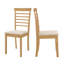 Ahwahnee 43cm H Polyester Blend Upholstered Ladder Back Side Chair-882996205