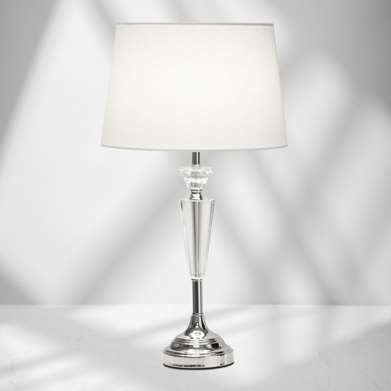 Wauregan 55cm Table Lamp, Ivory