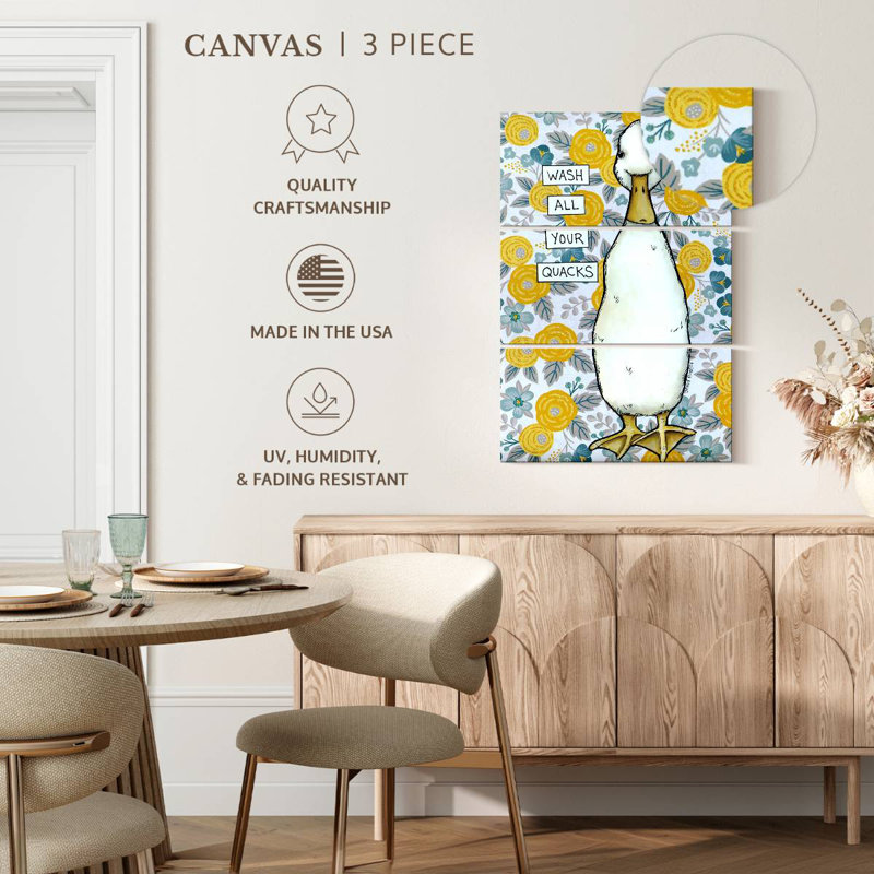 Brampt Quacks, 74" H x 48" W
