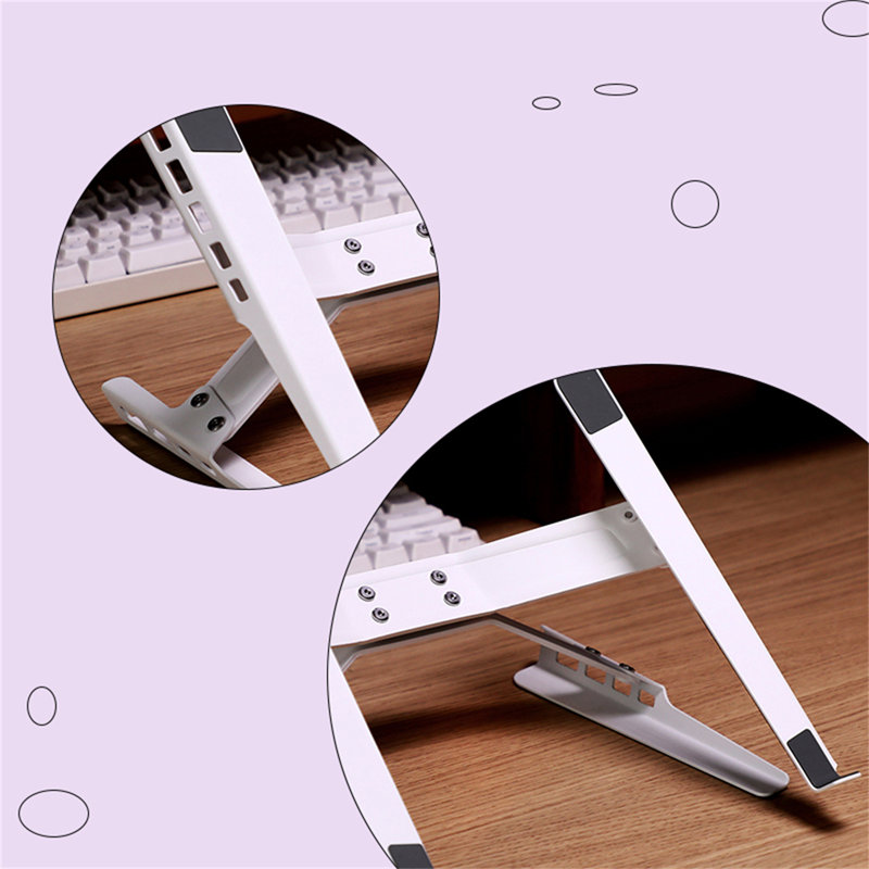 Support pour ordinateur portable, Blanc