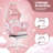 Ivy Bronx Gaming Chair With Cat Ears And Cat Paw Cushion Pillow,cute Computer Chair For Girl With Footrest-1713325161
