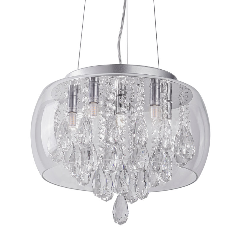 6 - Light Crystal Chandelier