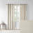 Natural Solid Heathered Grommet Curtain Panel