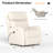 33'' Oversized Power Lift Recliner Chair With Heat & Massage – Dual Motor Electric Lift Assist, Super Soft Padding-490766350