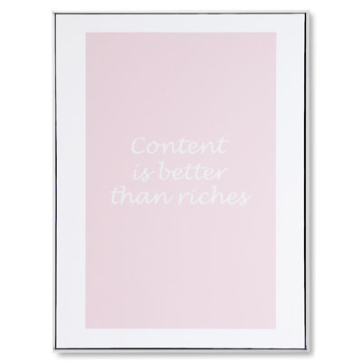 Riches 1 Piece Single Picture Frame Wall Art