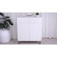 Grand / grand bac à litière, meuble moderne en bois pour bac à litière avec tiroir comme armoire-buffet (noir)-262568500