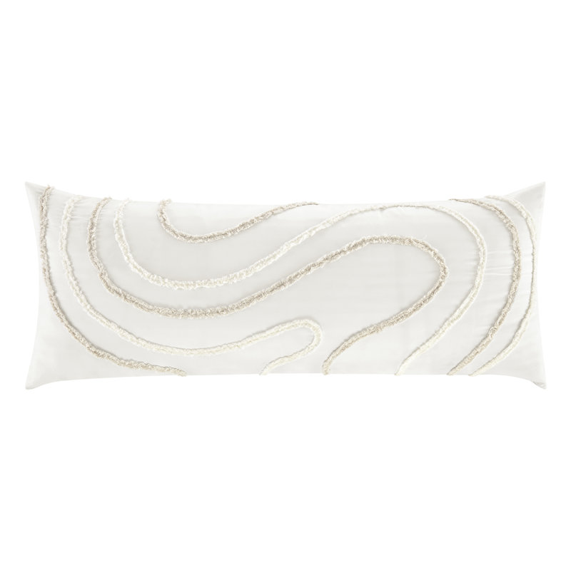 Boho Tufted Swirl Body Pillow Case