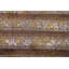 Tapis oriental rayé à motif abstrait indo 3 x 5