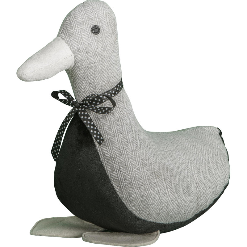 Hartzell Duck Natural Herringbone Fabric Floor Door Stop